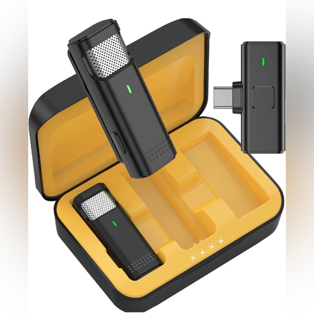 Wireless Lavalier Microphones for Android - USB C Microphone